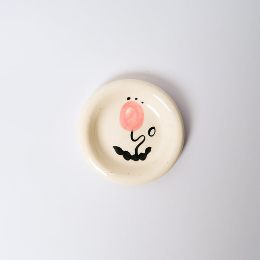 Dewdrop Medium Dish in Pink by Objects by Phoebe