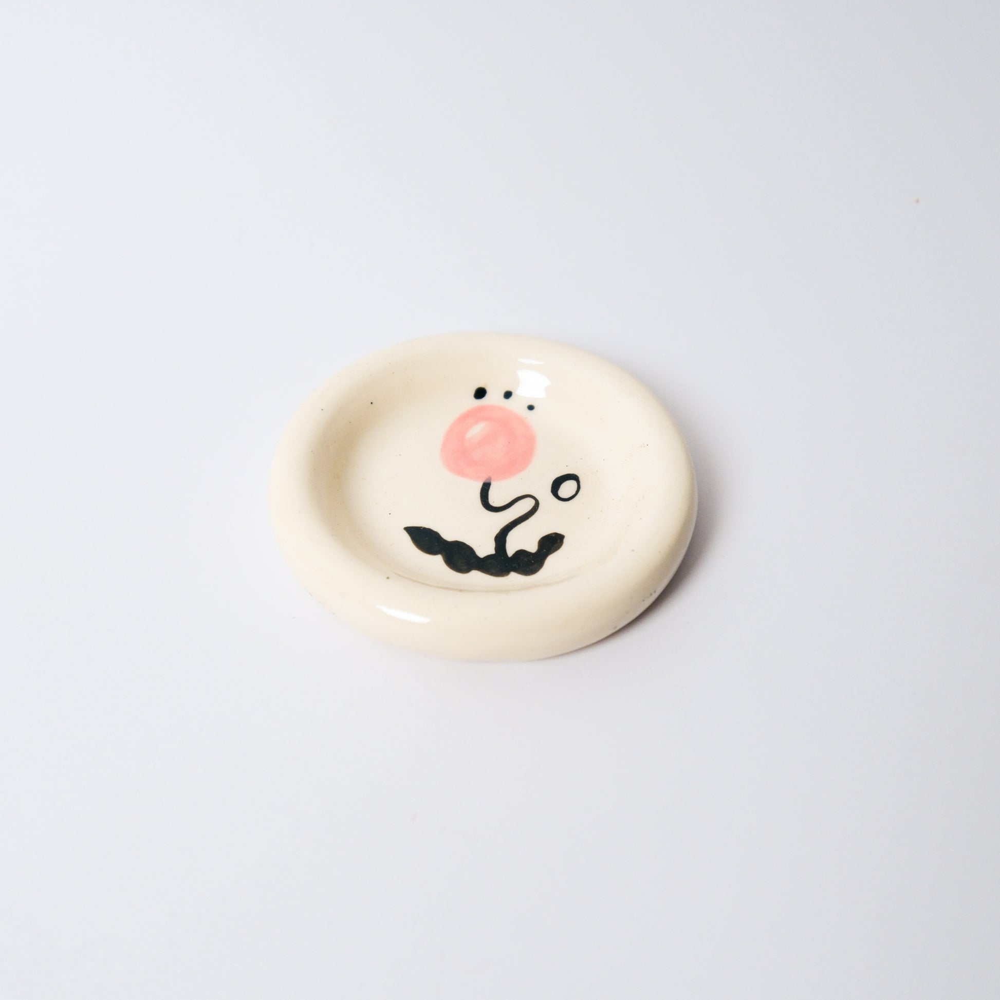 Dewdrop Medium Dish in Pink by Objects by Phoebe — view 2