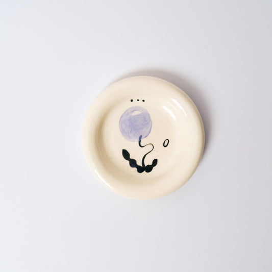 Dewdrop Medium Dish in Purple by Objects by Phoebe