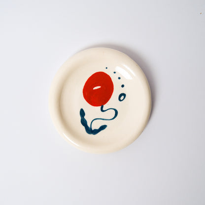 Dewdrop Medium Dish in Red by Objects by Phoebe