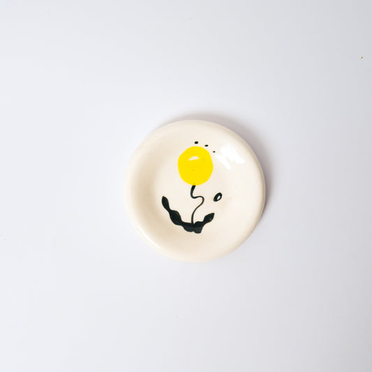 Dewdrop Medium Dish in Yellow by Objects by Phoebe