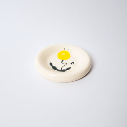 Dewdrop Medium Dish in Yellow by Objects by Phoebe — view 2