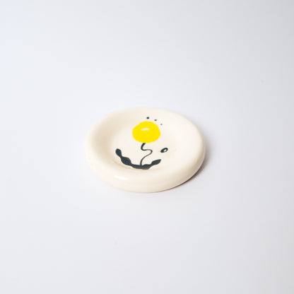 Dewdrop Medium Dish in Yellow by Objects by Phoebe — view 3