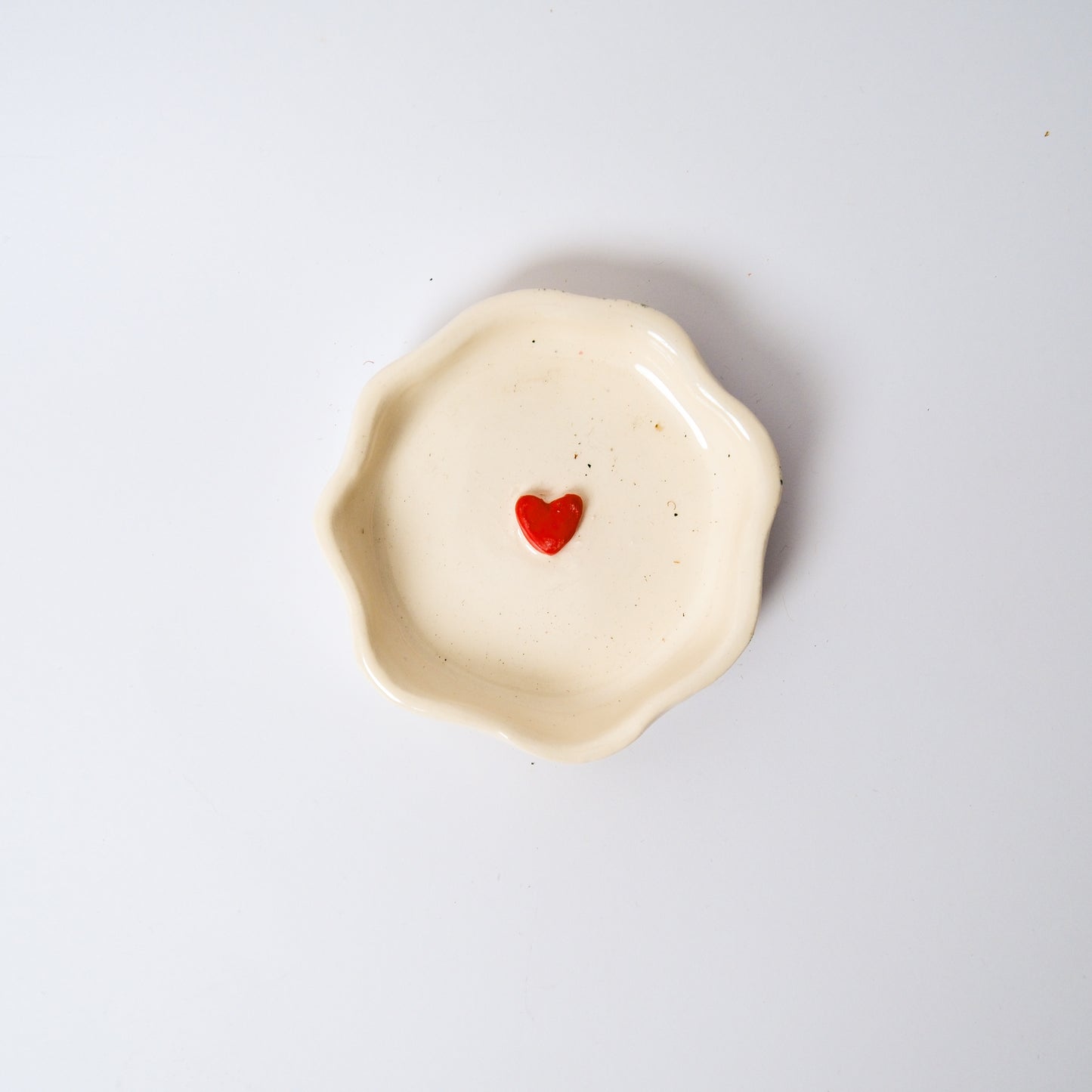Heart Medium Dish in Red by Objects by Phoebe