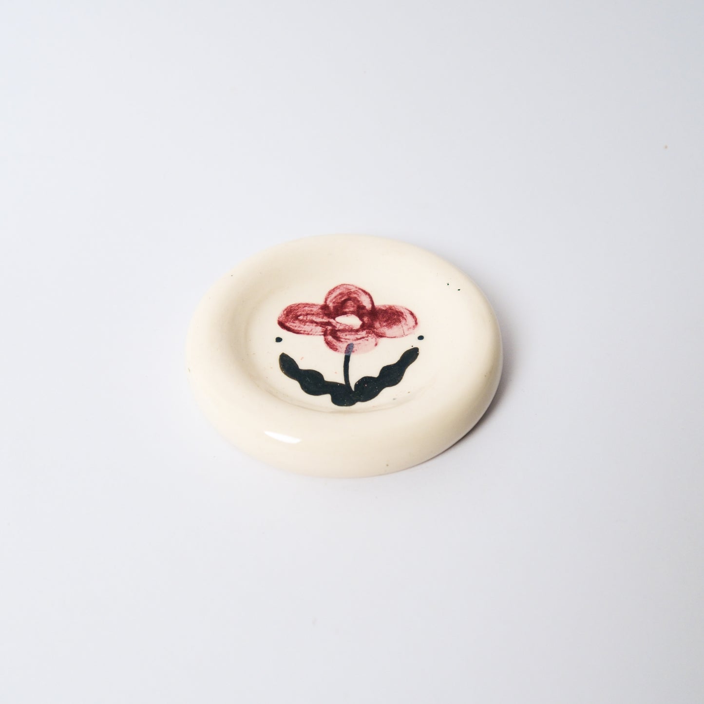 Sunbeam Medium Dish in Burgundy by Objects by Phoebe — view 2