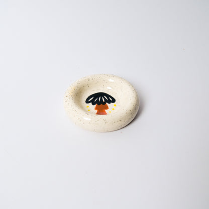 Mushroom Small Dish in Green by Objects by Phoebe — view 2