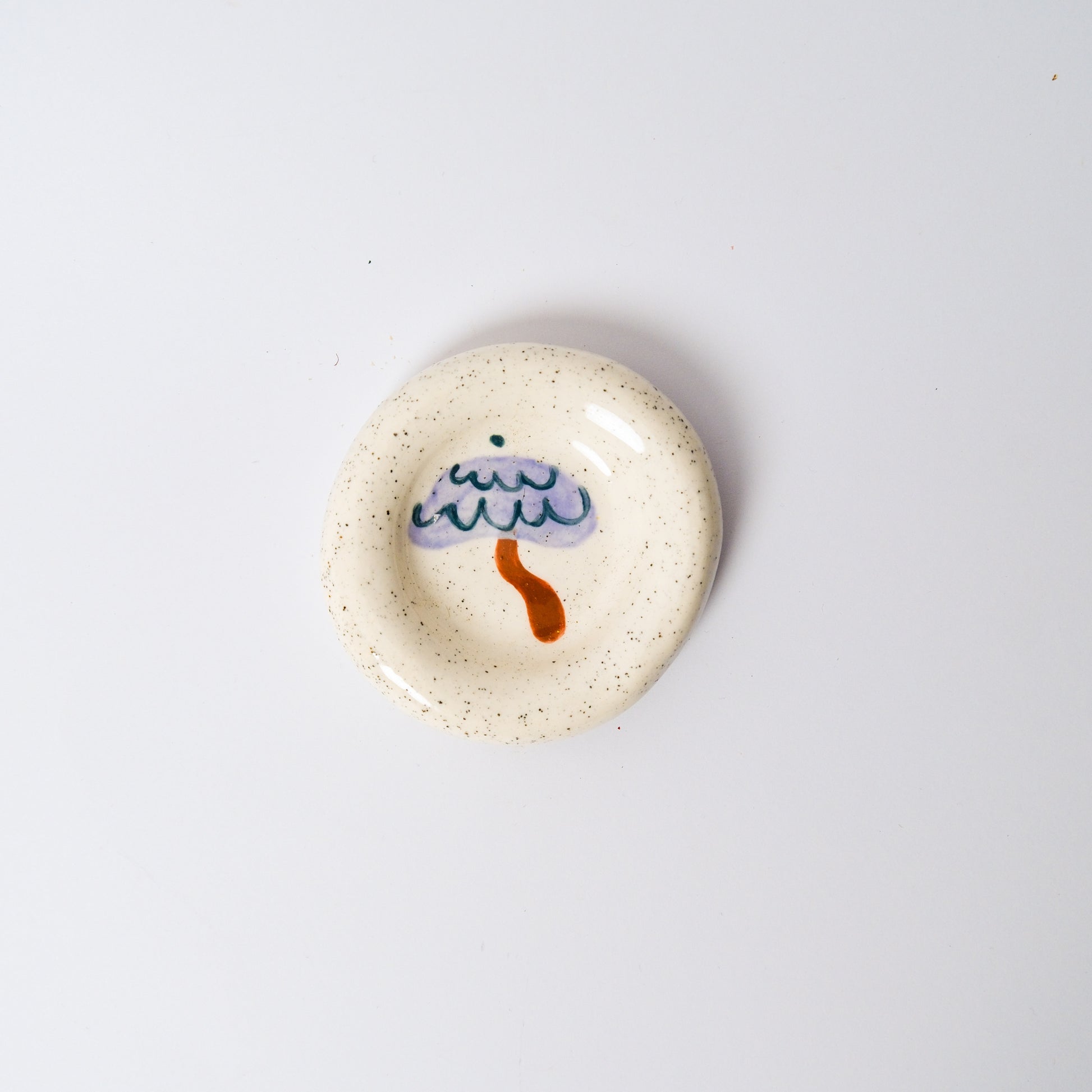 Mushroom Small Dish in Purple by Objects by Phoebe