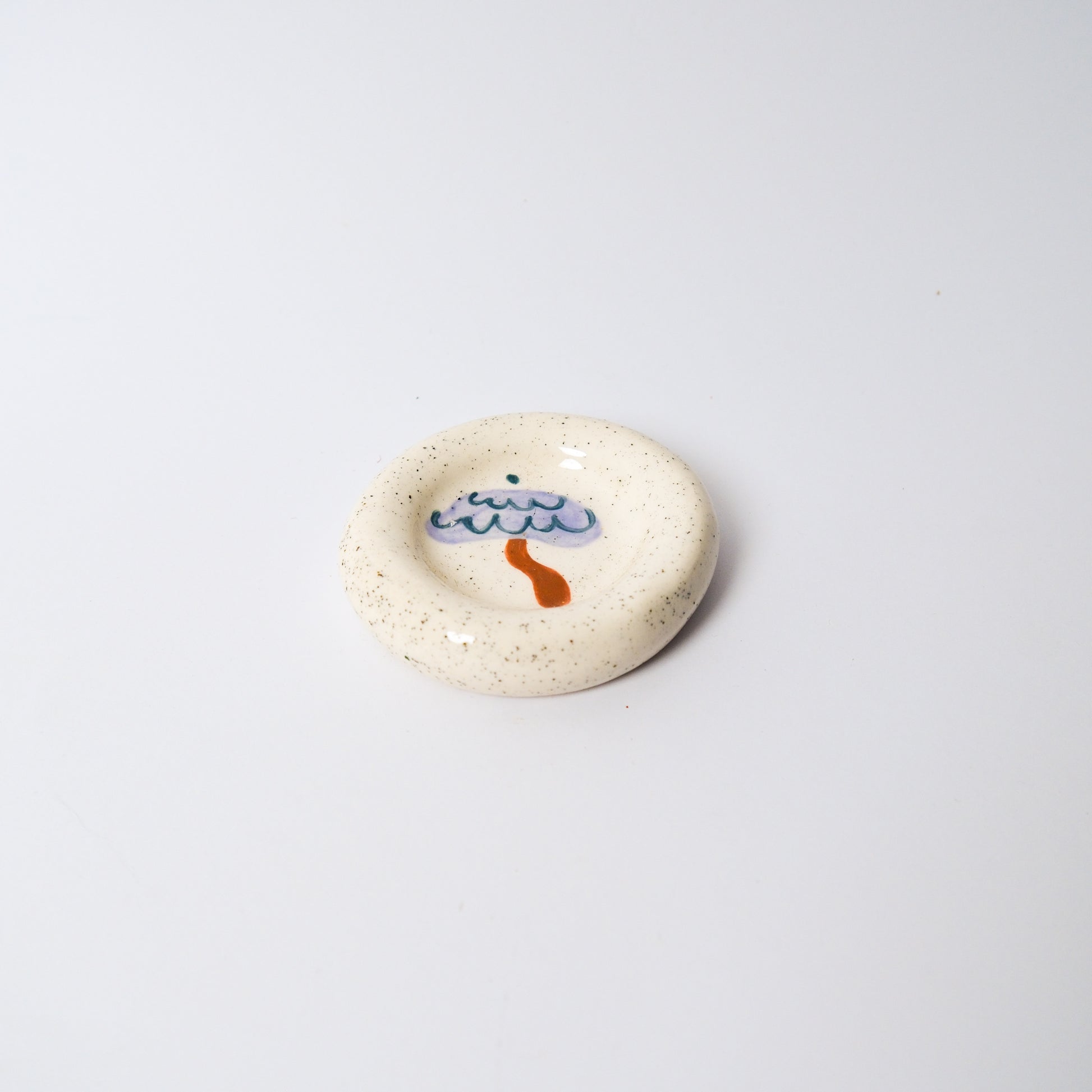 Mushroom Small Dish in Purple by Objects by Phoebe — view 2