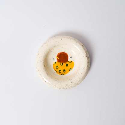 Mushroom Small Dish in Yellow by Objects by Phoebe