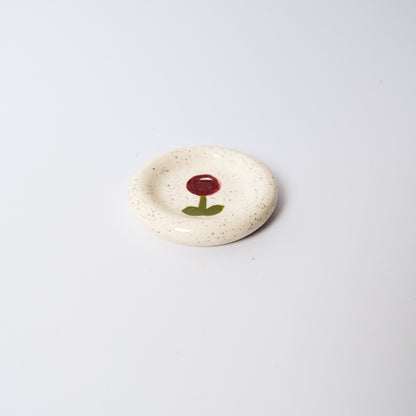 Poppy Small Dish in Burgundy by Objects by Phoebe — view 3