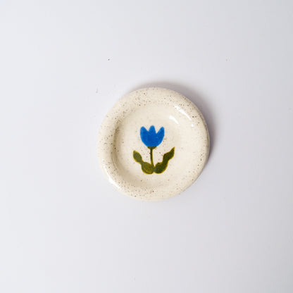 Tulip Small Dish in Blue by Objects by Phoebe
