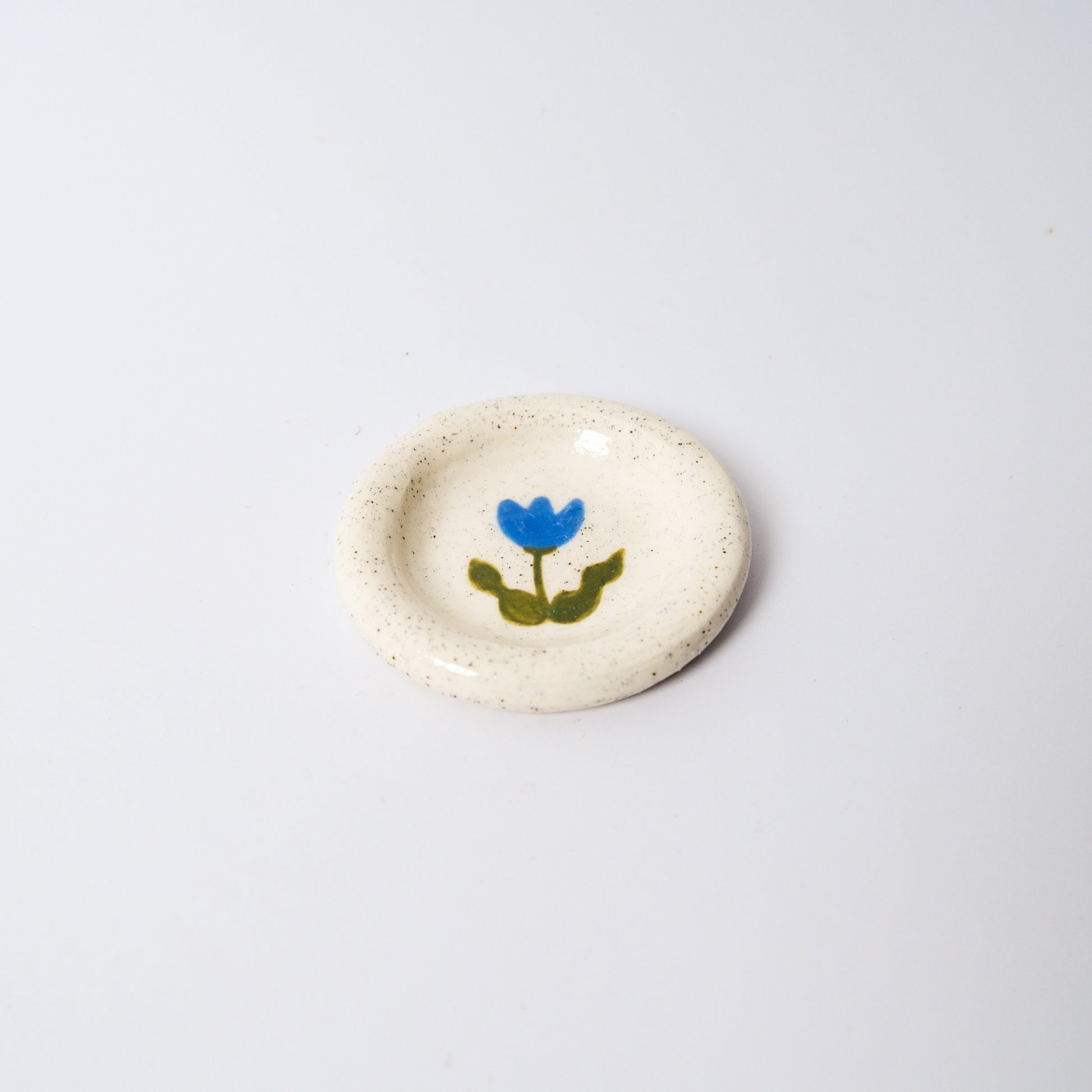 Tulip Small Dish in Blue by Objects by Phoebe — view 2