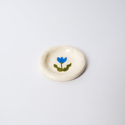 Tulip Small Dish in Blue by Objects by Phoebe — view 2