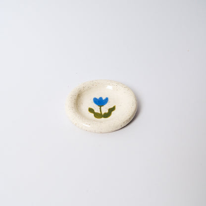 Tulip Small Dish in Blue by Objects by Phoebe — view 3