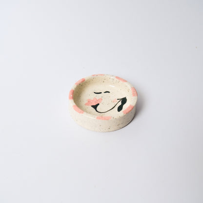 Rain Lily Soy Sauce Dish in Pink by Objects by Phoebe — view 2