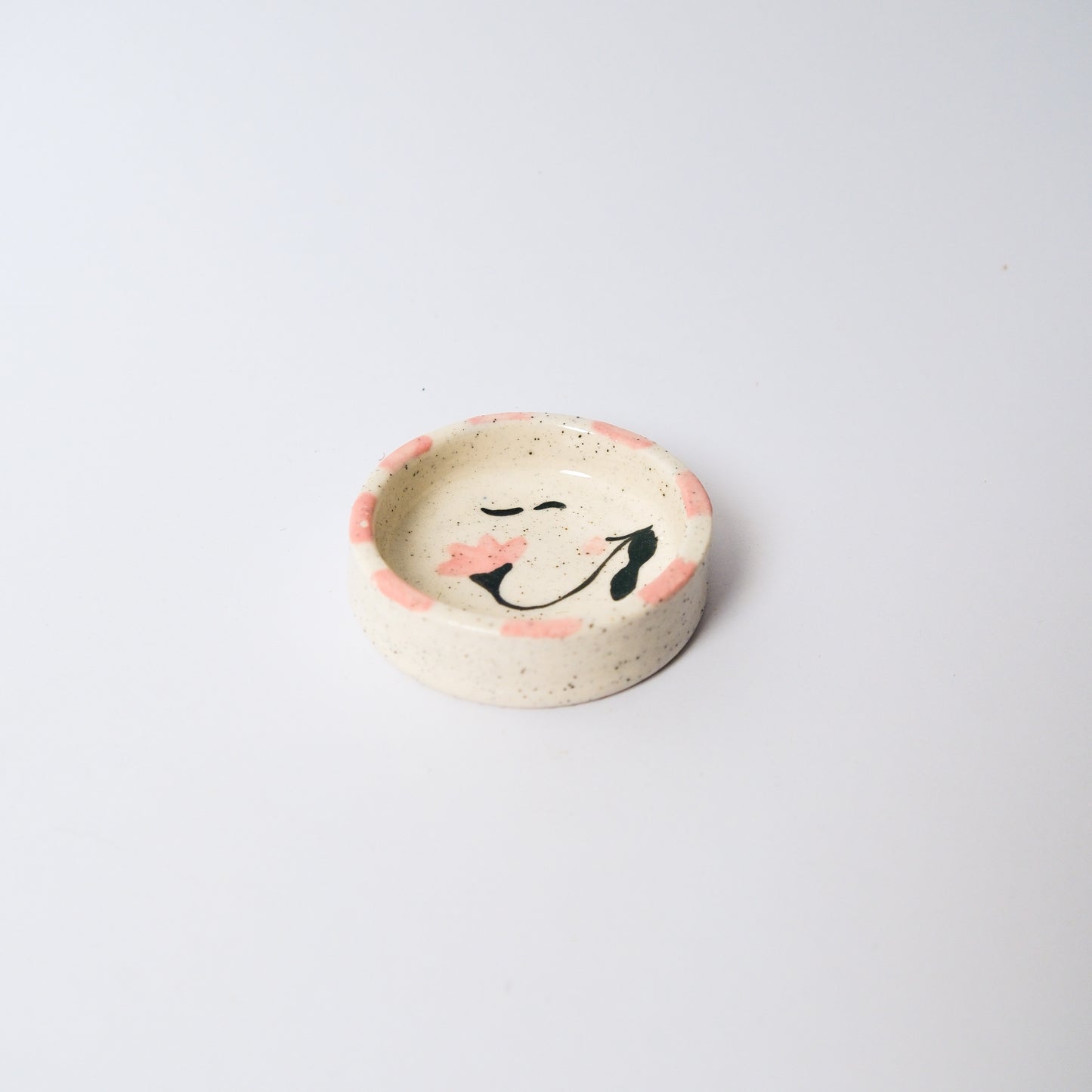 Rain Lily Soy Sauce Dish in Pink by Objects by Phoebe — view 3