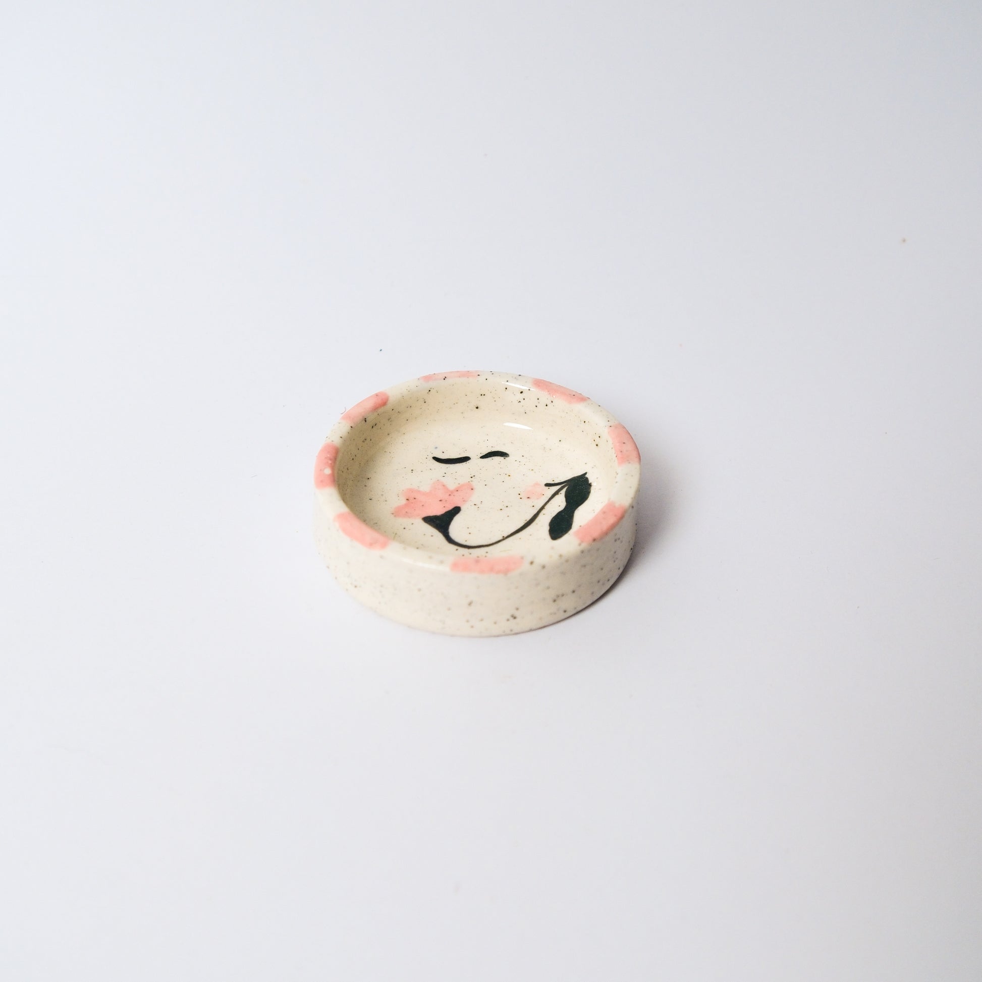 Rain Lily Soy Sauce Dish in Pink by Objects by Phoebe — view 3