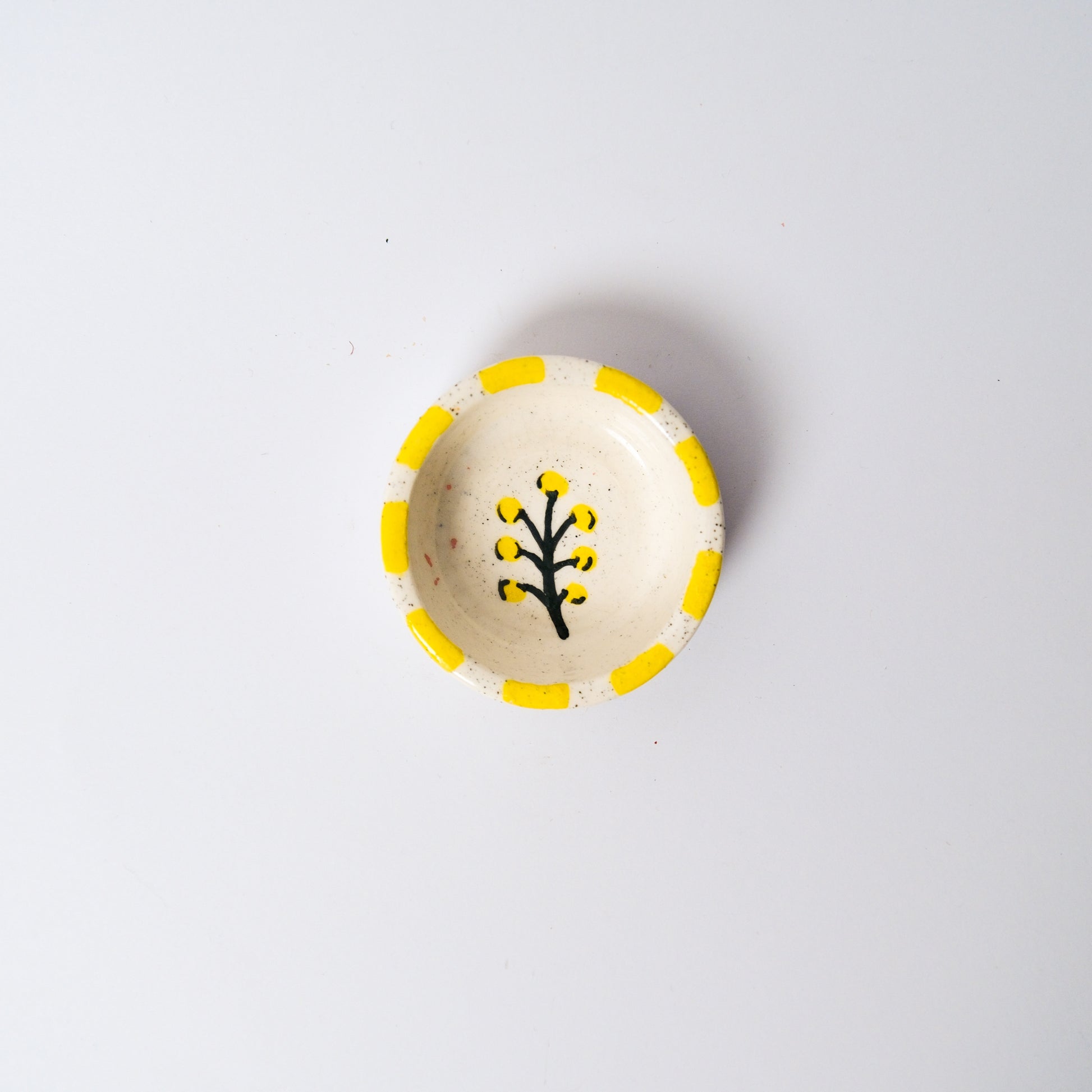 Wattle Soy Sauce Dish in Yellow by Objects by Phoebe