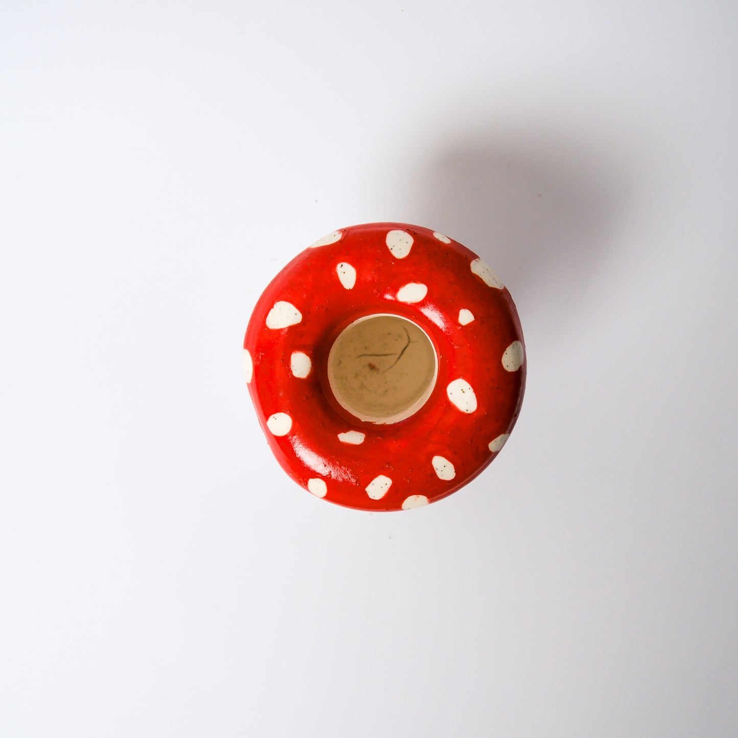 Mushroom Vase in Red by Objects by Phoebe — view 2