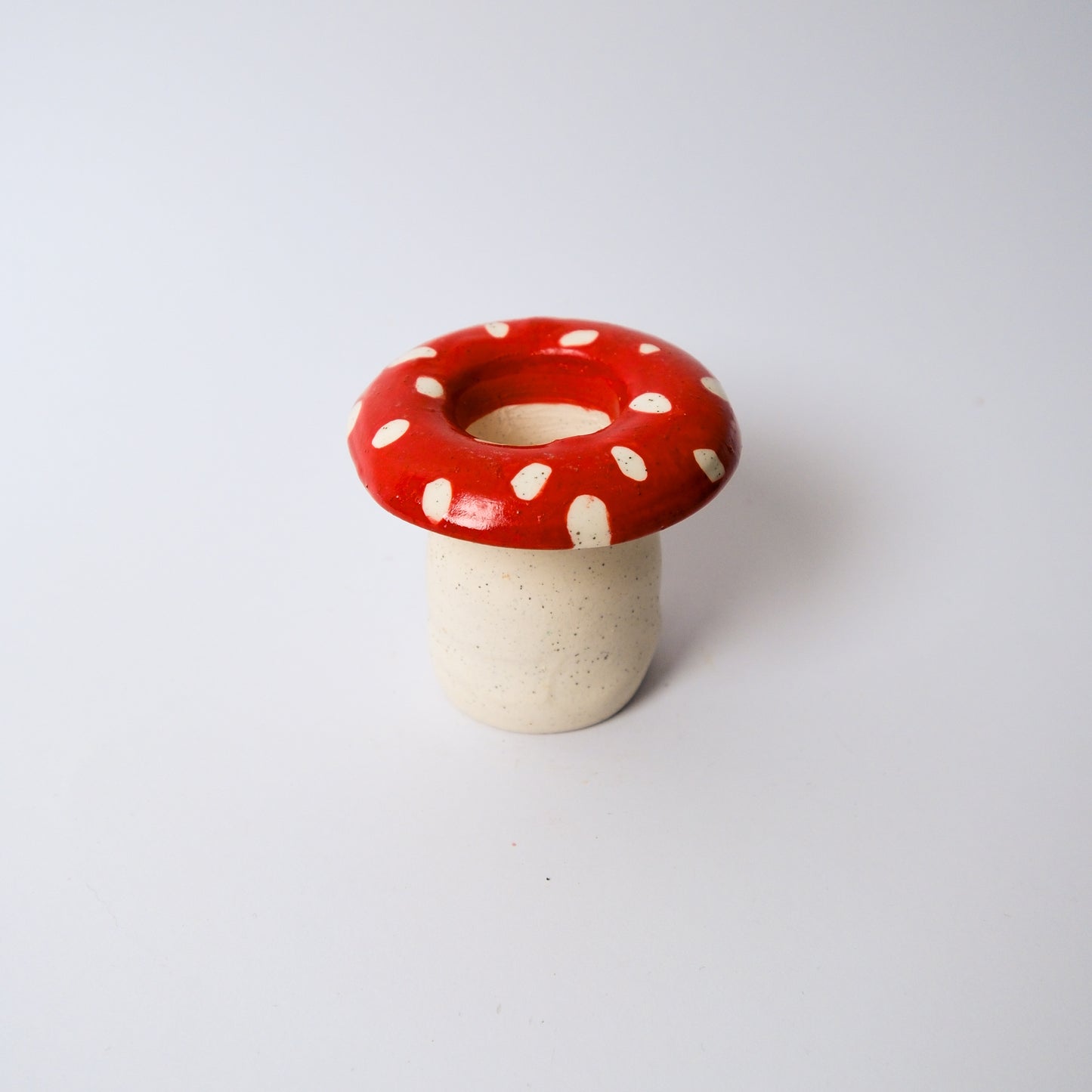 Mushroom Vase in Red by Objects by Phoebe — view 3